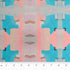 Muralla Roja Coral Blue Cotton